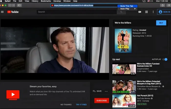 Mute Browsers Apple Safari Mute This Tab