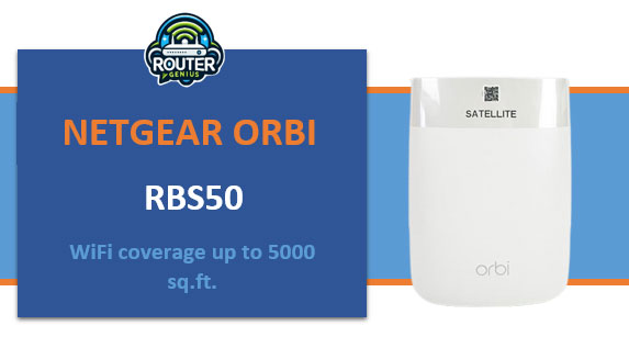 Orbi RBS50(WiFi coverage up to 5000 sq.ft.)