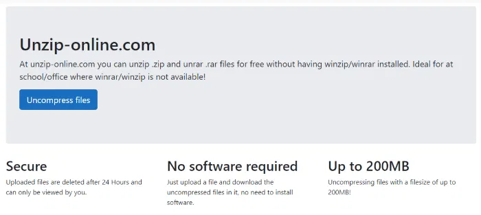 Online Unzippers Unzip Online Unzippers Unzip