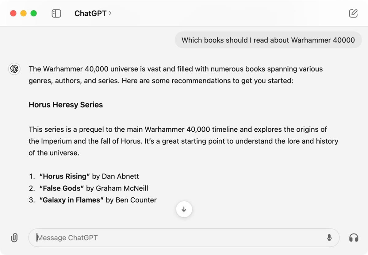 OpenAI's ChatGPT for Mac app