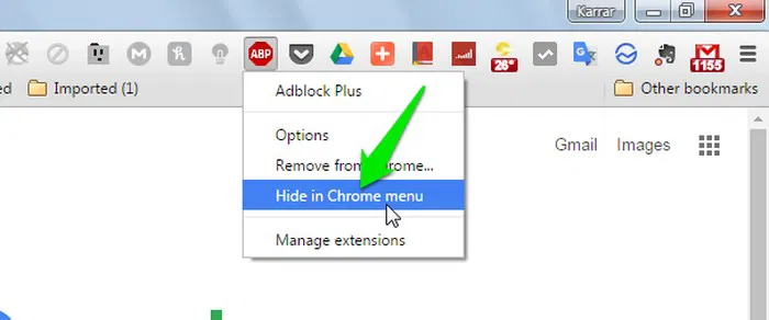 Organize-Chrome-Extension-buttons-Hide-extension-button Organize-Chrome-Extension-buttons-Hide-extension-button