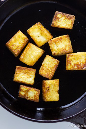 Pan-fried Crispy Tofu 