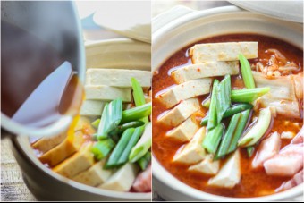 Pork Belly Kimchi Stew Step Two