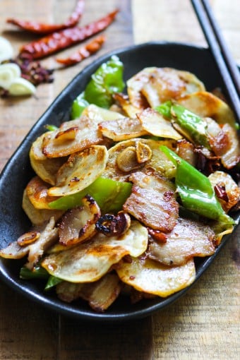 Pork Belly and Crispy Potato Stir Fry