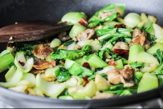 Pork and Bok Choy Stir Fry