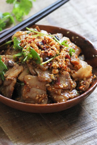 Pork Belly with Spicy Garlic Sauce