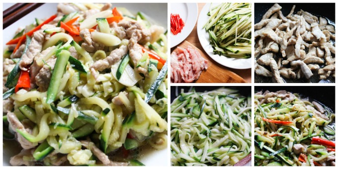 How to Make Pork with zucchini