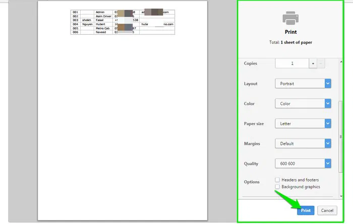 Printable-Google-Contacts-Print-options