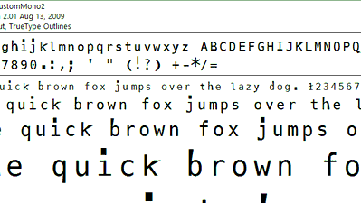 DPCustomMono: The Font for Proofreading?