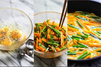 Pumpkin Omelettes Steps