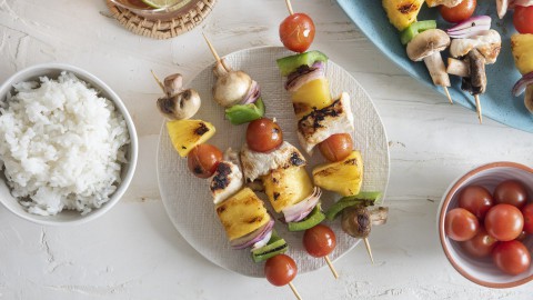 Hawaiian Chicken Kabobs