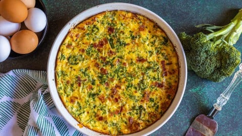 Blender Quiche - or Whatever You Have in Your Kitchen Leftover