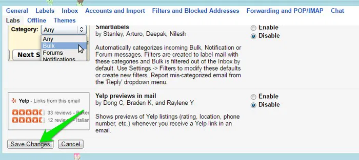 Quote-Phrase-in-Gmail-Save-Changes
