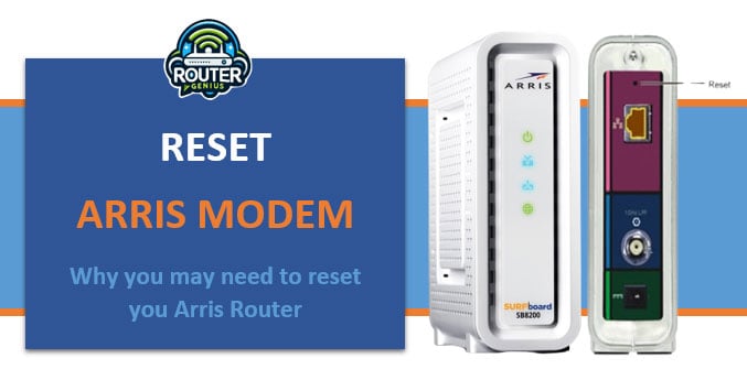 Reset Arris Modem: (Why you may need to reset you Arris Router)