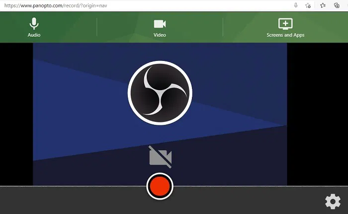 Record Meeting Host Panopto Record