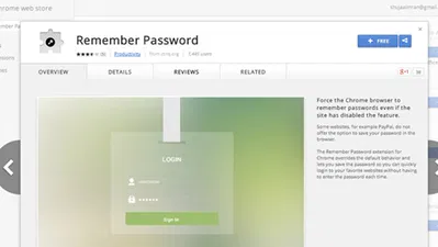 Force Google Chrome to Remember Username and Password for Particular Websites