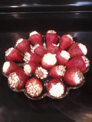 Linda's Cheesecake-Stuffed Strawberries