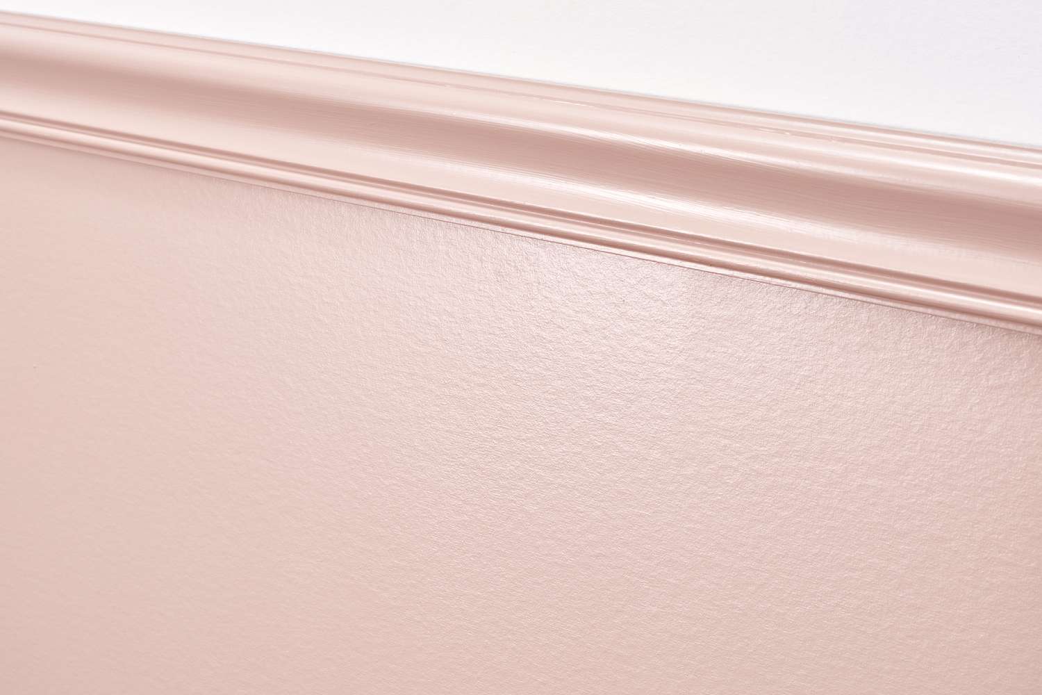 Closeup of satin paint finish