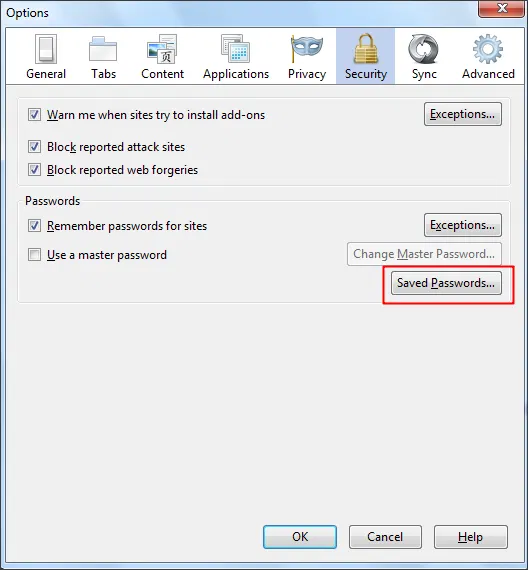Manage Saved Passwords for Mozilla Firefox Manage Saved Passwords for Mozilla Firefox