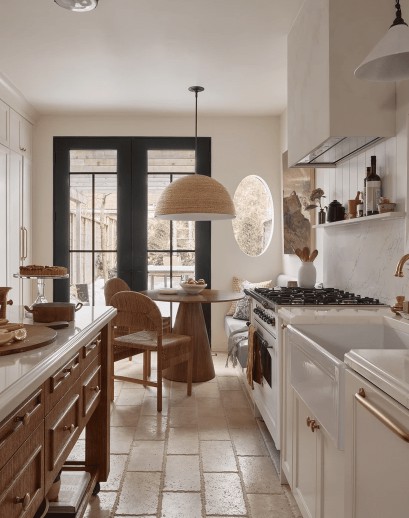 round table in kitchen