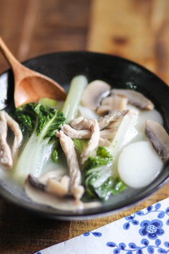 Shanghai Style Rice Cake Soup