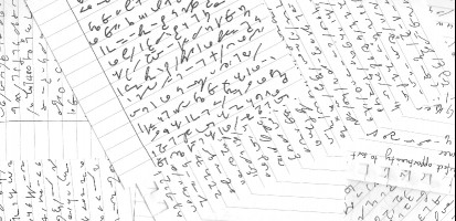 An assortment of Teeline shorthand writing