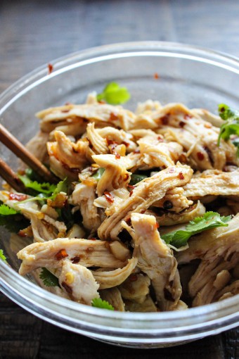 Spicy Shredded Chicken Salad