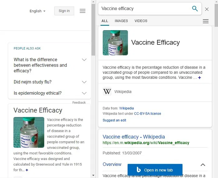 Sidebar Search Bing Sideresults