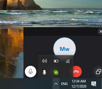 Skype Meet Now Minimized System Tray