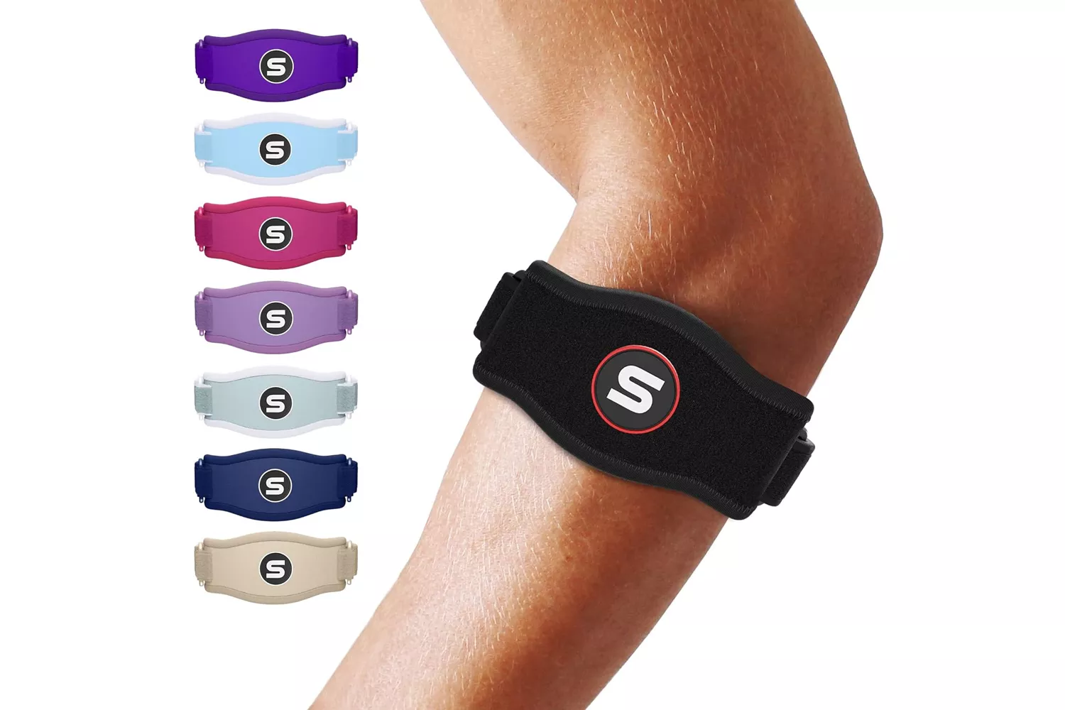 Amazon Sleeve Stars Tennis Elbow Brace with Compression Pad