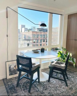 table by window