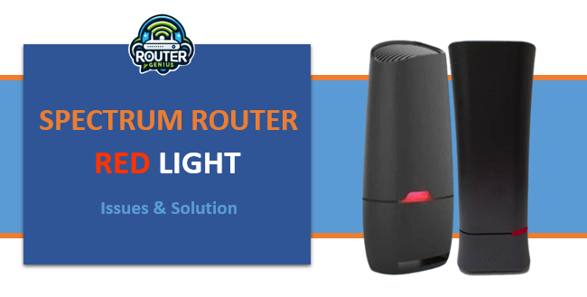 Spectrum Router Red light