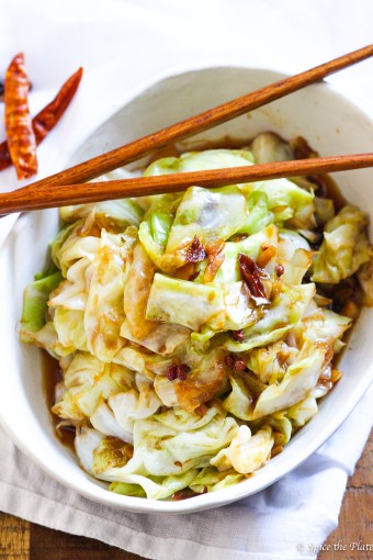 Spicy Szechuan Cabbage Stir Fry