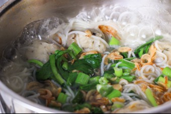 comforting noodle soup image