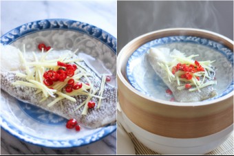 Steamed Cod Fish Steps
