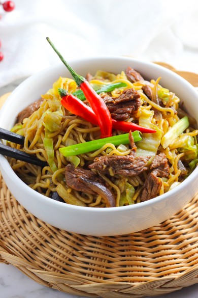Stir-fried Ramen With Beef
