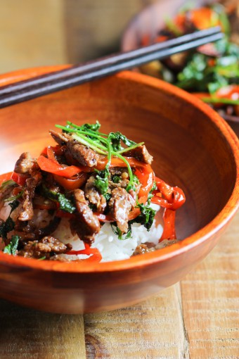 Marinated Beef Stir Fry With Cilantro