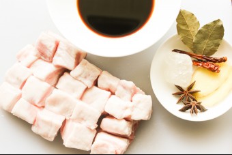 Braised Pork Belly Ingredients