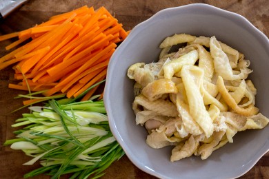 Summer Chicken Skin Salad Ingredient