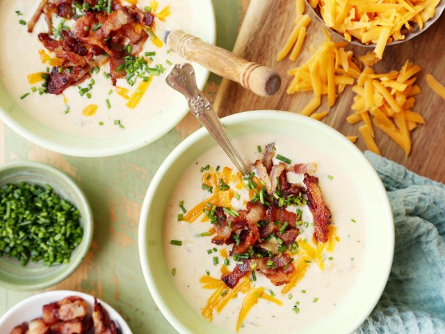 Crock Pot - Style Loaded Baked Potato Soup