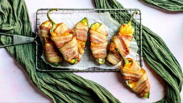 Bacon-Wrapped Jalapeno Poppers