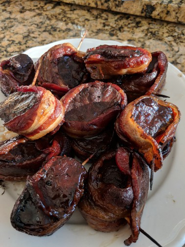 Sweet Bacon-Wrapped Venison Tenderloin