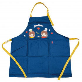 Monchhichi Twill Apron (Blue)