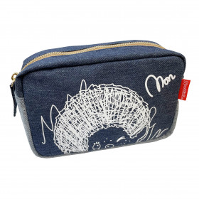 Monchhichi Denim Pouch