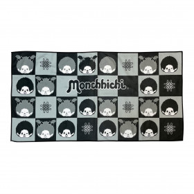 Monchhichi Towel- Blk Checker