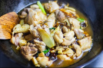 Taiwanese-Style Three Cup Chicken Step Two