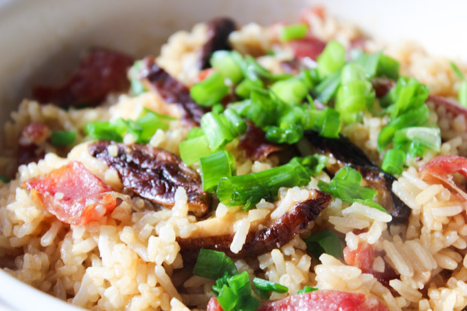 Tasty Chinese Sausage and mushroom rice (7 of 10)