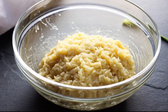 Rice mixed with Egg Sesame Oil Mixture