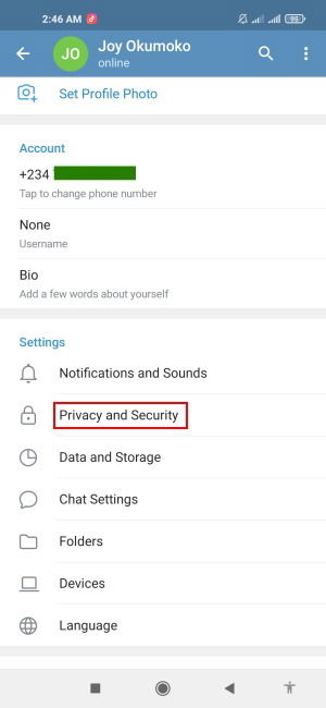 Telegram Passcode Lock Tap Privacy And Security 1