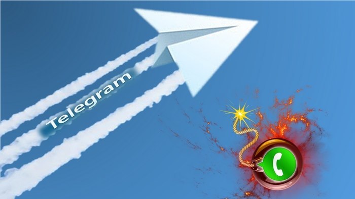 Telegram_VS_Whatsapp_Flying Telegram_VS_Whatsapp_Flying